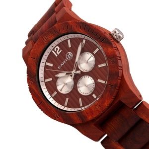 NWT Multi-Functions Men's All Wood Watch